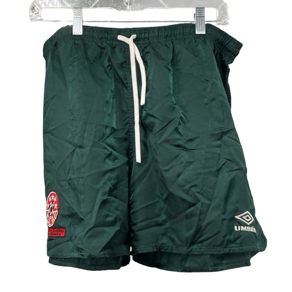 Umbro Men's Shorts Soccer Green Vintage 90s Large